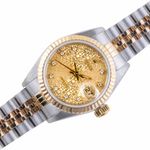 Rolex Lady-Datejust 69173 (1990) - Champagne dial 26 mm Gold/Steel case (1/8)