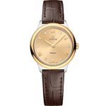 Omega De Ville 434.23.28.60.58.001 (2024) - Champagne dial 28 mm Gold/Steel case (1/1)