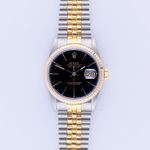 Rolex Datejust 36 16233 (1994) - Zwart wijzerplaat 36mm Goud/Staal (3/8)