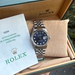 Rolex Datejust 36 16234 (2000) - Blue dial 36 mm Steel case (1/8)