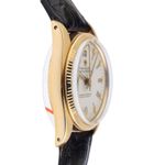 Rolex Oyster Perpetual 6751 (1980) - Wit wijzerplaat 31mm Geelgoud (5/8)