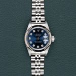 Rolex Lady-Datejust 79174 (2001) - Blue dial 26 mm Steel case (1/8)