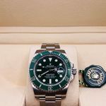 Rolex Submariner Date 116610LV (2018) - Groen wijzerplaat 40mm Staal (3/6)