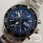 Revue Thommen Diver's Day-Date Chronograph 17030.6123 (2024) - Blue dial 45 mm Steel case (1/8)