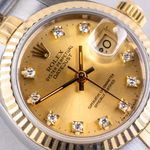 Rolex Lady-Datejust 69173 (1991) - Champagne dial 26 mm Gold/Steel case (2/8)