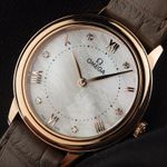 Omega De Ville 434.53.30.60.55.001 (2025) - White dial 30 mm Rose Gold case (3/7)