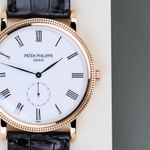 Patek Philippe Calatrava 5119R-001 (2017) - Wit wijzerplaat 36mm Roségoud (5/8)