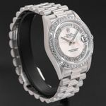 Rolex Day-Date 36 18346 (1993) - Silver dial 36 mm Platinum case (5/8)