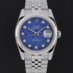 Rolex Datejust 36 116234 (2006) - Blue dial 36 mm Steel case (3/8)