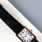 Cartier Tank Solo W1018855 (Onbekend (willekeurig serienummer)) - Zilver wijzerplaat 27mm Geelgoud (2/7)