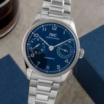 IWC Portuguese Automatic IW501704 (2024) - Blue dial 42 mm Steel case (3/8)