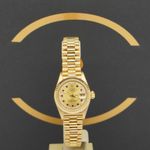 Rolex Lady-Datejust 69178 (1984) - Red dial 26 mm Yellow Gold case (1/5)