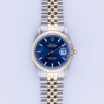 Rolex Datejust 36 16013 (1986) - Blauw wijzerplaat 36mm Goud/Staal (3/8)