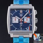 TAG Heuer Monaco CBL2115.FC6494 (2022) - Blue dial 39 mm Steel case (1/8)