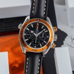 Omega Seamaster Planet Ocean Chronograph 222.32.38.50.01.003 (Onbekend (willekeurig serienummer)) - Zwart wijzerplaat 38mm Staal (3/8)