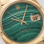 Rolex Datejust 1601/8 (1975) - Green dial 36 mm Yellow Gold case (2/8)