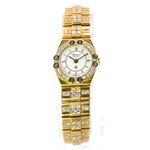 Chopard St. Moritz 25-5156 (1987) - Champagne dial 20 mm Yellow Gold case (1/8)