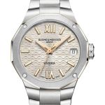 Baume & Mercier Riviera M0A10730 (2023) - Gold dial 33 mm Steel case (2/3)