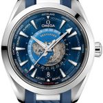 Omega Seamaster Aqua Terra 220.12.43.22.03.001 (2021) - Blue dial 43 mm Steel case (1/4)