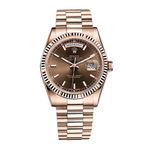 Rolex Day-Date 36 118235F (2016) - Brown dial 36 mm Rose Gold case (1/6)