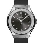 Hublot Classic Fusion Racing Grey 581.NX.7071.RX (2023) - Grijs wijzerplaat 33mm Titanium (2/3)