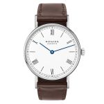 NOMOS Ludwig 33 249 (2024) - Wit wijzerplaat 33mm Staal (3/3)