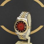 Rolex Datejust 31 68273 (1989) - Rood wijzerplaat 31mm Goud/Staal (2/7)