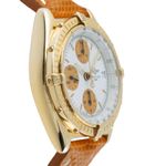 Breitling Chronomat K13048 (1993) - Silver dial 39 mm Yellow Gold case (7/8)