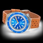 Squale 2002 2002 blue leather - (3/4)