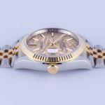Rolex Datejust 36 126233 (2023) - Champagne dial 36 mm Gold/Steel case (6/8)