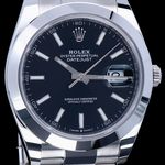 Rolex Datejust 41 126300 (2022) - Black dial 41 mm Steel case (7/8)