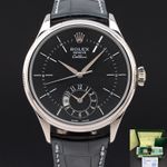 Rolex Cellini Dual Time 50529 (2014) - 39 mm White Gold case (1/8)