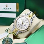 Rolex Datejust 41 126333 (2017) - Silver dial 41 mm Gold/Steel case (7/7)