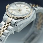 Rolex Oyster Perpetual Lady Date 6517 (1969) - Silver dial 26 mm Gold/Steel case (8/8)