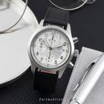 IWC Pilot Spitfire Chronograph IW370621 (2004) - Zilver wijzerplaat 39mm Staal (3/8)