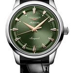 Longines Conquest Heritage L1.650.4.02.2 (2026) - Groen wijzerplaat 40mm Staal (1/1)