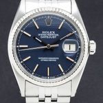 Rolex Datejust 1601 (1970) - Blue dial 36 mm Steel case (1/7)