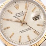 Rolex Datejust 36 16233 (1988) - Yellow dial 36 mm Yellow Gold case (3/7)