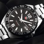TAG Heuer Formula 1 Quartz WAZ1110.BA0875 (2025) - Black dial 41 mm Steel case (3/7)