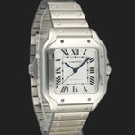 Cartier Santos WSSA0029 (2025) - Zilver wijzerplaat 35mm Staal (4/8)