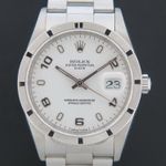Rolex Oyster Perpetual Date 115210 (2004) - 34mm Staal (2/4)