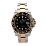 Rolex GMT-Master II 116713LN (2017) - Zwart wijzerplaat 40mm Goud/Staal (2/8)