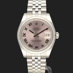 Rolex Datejust 31 178274 (2015) - Roze wijzerplaat 31mm Staal (3/8)