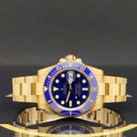 Rolex Submariner Date 116618LB (2020) - Blue dial 40 mm Yellow Gold case (4/7)
