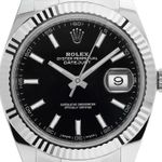 Rolex Datejust 41 126334 (2018) - Zwart wijzerplaat 41mm Staal (1/7)