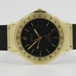 Hublot Greenwich Mean Time 1570.3 (1997) - Black dial 36 mm Yellow Gold case (2/4)
