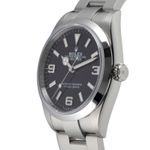 Rolex Explorer 124270 (Onbekend (willekeurig serienummer)) - Zwart wijzerplaat 36mm Staal (6/8)