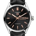 TAG Heuer Carrera Calibre 5 WBN2013.FC6503 (2026) - Black dial 41 mm Steel case (1/1)