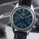 TAG Heuer Carrera CBK221F.FC6479 (Unknown (random serial)) - Green dial 39 mm Steel case (3/8)
