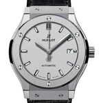 Hublot Classic Fusion 542.NX.2611.LR (2024) - Zilver wijzerplaat 42mm Titanium (1/2)